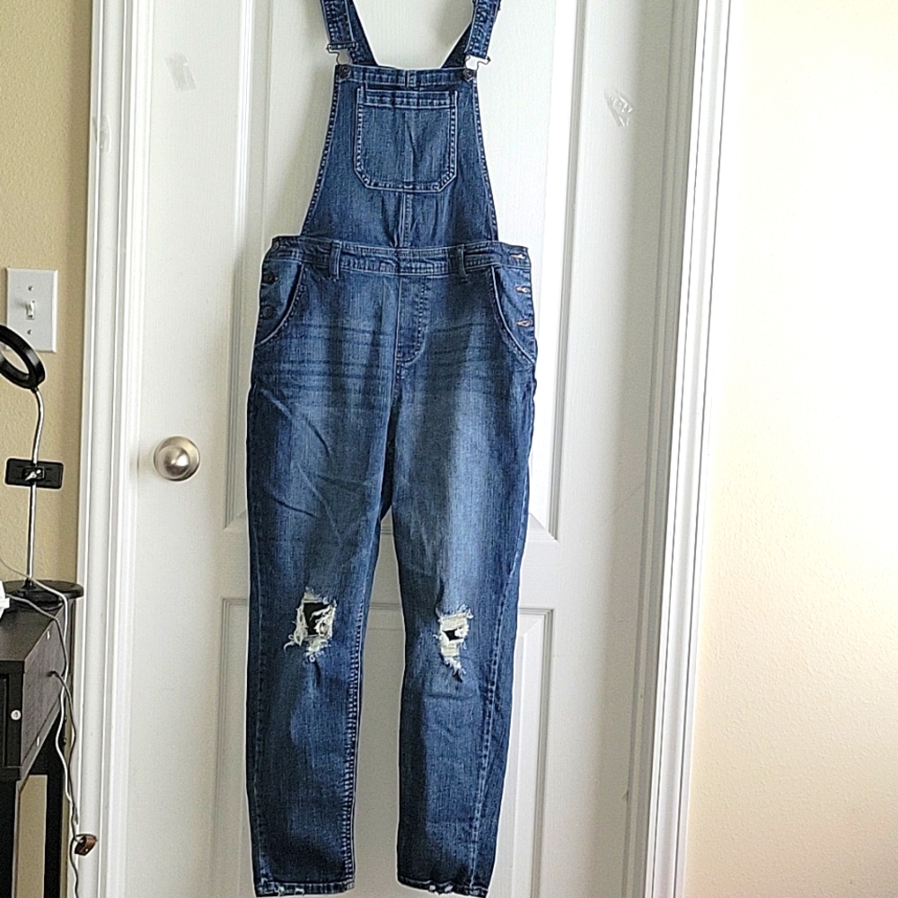 Jean overalls sz Lg